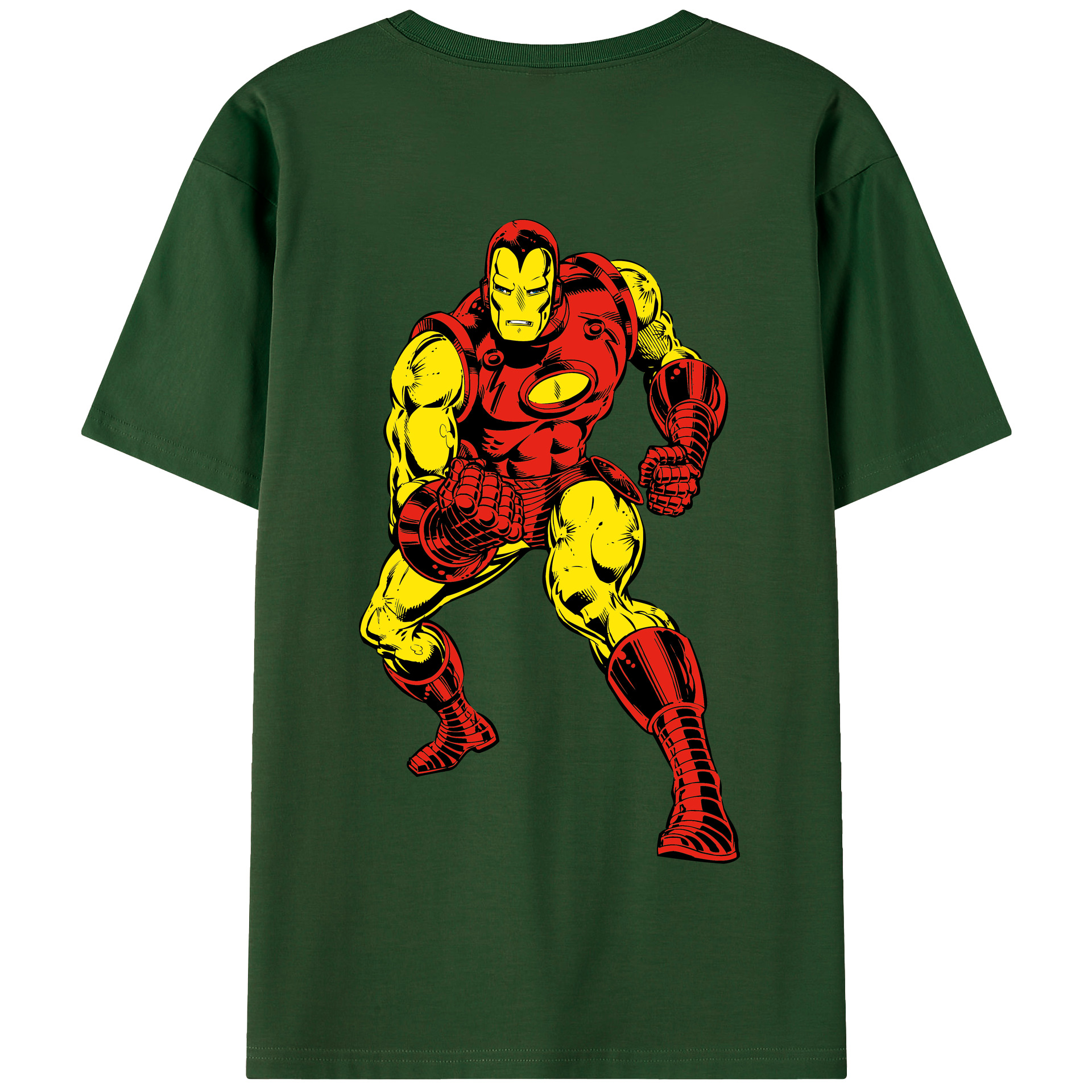 （画像用） アベンジャーズ The Avengers 綿100％半袖Tシャツ（背面プリント）